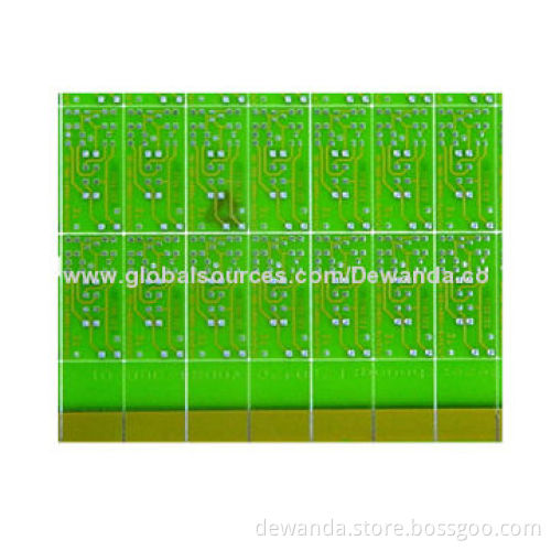 Single-sided circuit board, with minimum hole diameter of 0.2mm
